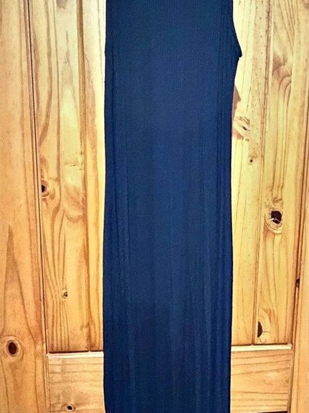 a new day Black Ribbed Maxi Dress Size Medium Like New